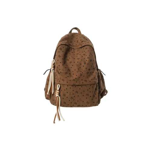 MOK Вельвет Рюкзак Унисекс Серый Коричневый Черный Белый