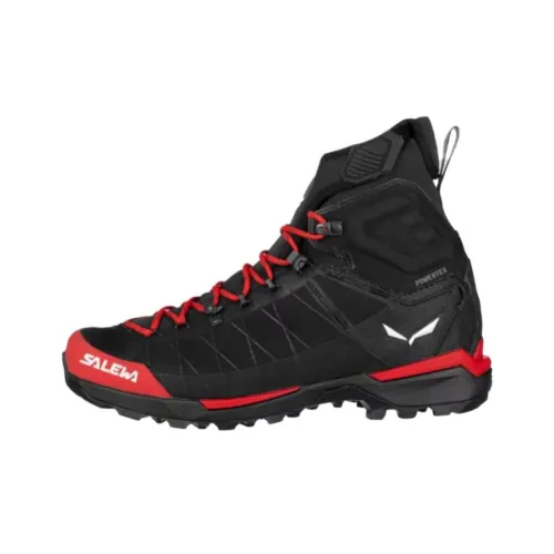 SALEWA POWERTEX Дышащий и Износостойкий Crew Аутдор Мужской Черный Красный