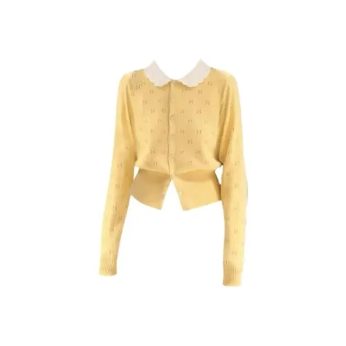 EMDPN Желтый Женский Трикотаж