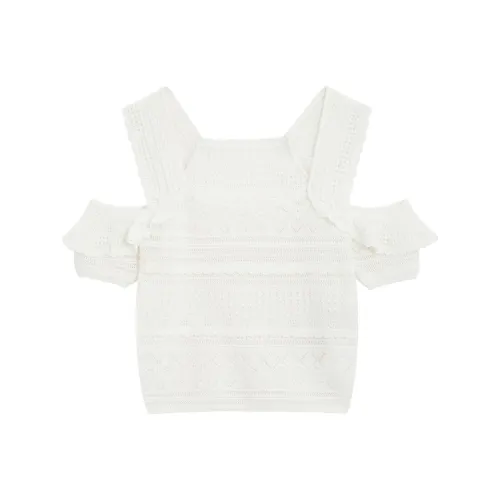 BEBE Белый Женский Трикотаж