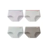 [Тип A Heather Cotton 4 Pack] Сиреневый туман + Heather Серый + Бирюзовый + Хаки (10A Полные Брюки Антибактериальные, Мягкие и Дружественные к коже)