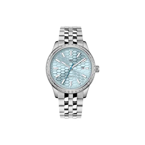 Welly Merck Автоматический Механический Механизм Нержавеющая Сталь Ремешок Часы Мужские Многоцветный Циферблат Часов