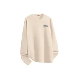 [1 пачка теплый флис круглый вырез] Абрикос (Mf готический шип логотип на груди)