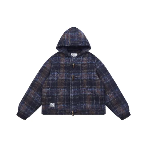 EMPTY REFERENCE Темно-синие унисекс куртки