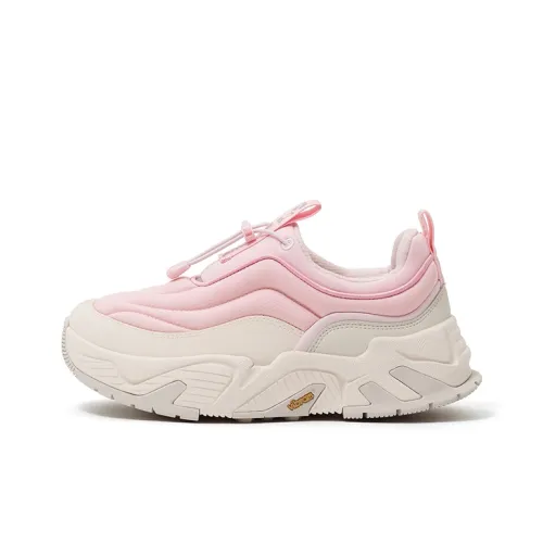 ANTA SNEAKERVERSE Устойчивые к истиранию увеличивающие высоту низкие топовые кроссовки женские розовые