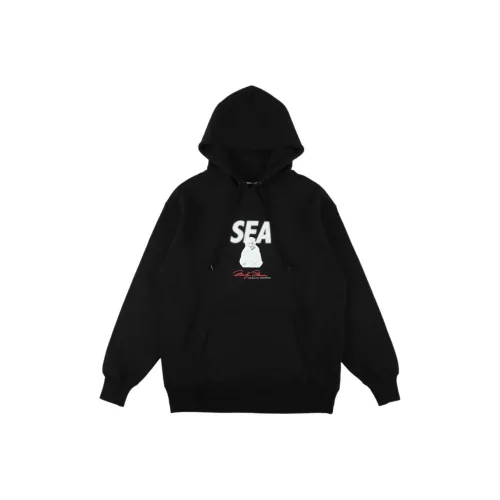 WIND AND SEA совместное издание Marilyn Monroe Коллаборация Fw25 Зимний С капюшоном Свитшот Рубашка Свитшот Унисекс