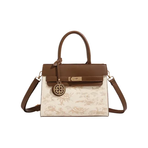 SMILE FOCUS Микрофибра Синтетическая Кожа Одно Плечо Сумка Стандартная Женская Коричневая