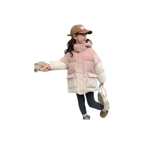 TLXT Розовый Градиентный KIDS Утеплённые куртки