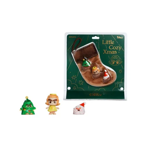 52TOYS CiCiLu Теплый Little Saint Dan MENG Бобовый Чиби Фигурки