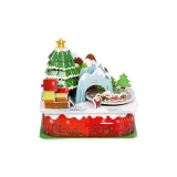 Рождественская музыкальная коробка-карусель