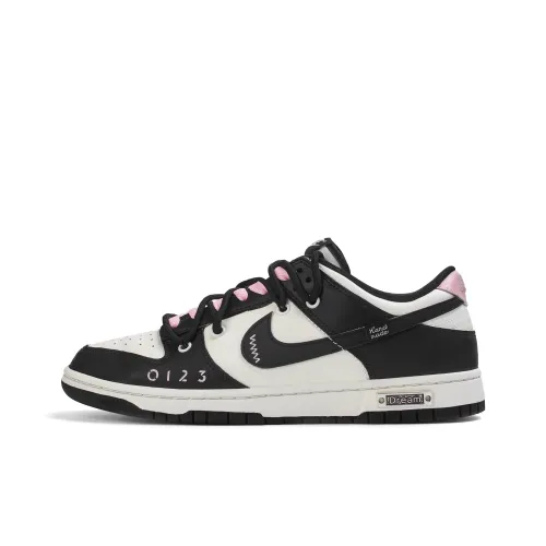 Nike Dunk A Chu Girl Slip-resistant Lightweight Cushioning Low-top Детские Скейтбординг Черные Подростковые