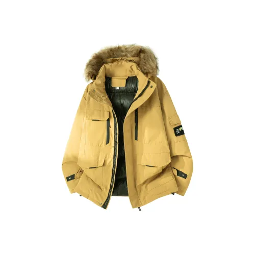 DAWEIBEIKEN Хлопковый пуховик унисекс