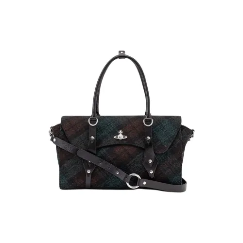 Vivienne Westwood Harris Tweed Сумка Средняя Женская Многоцветная