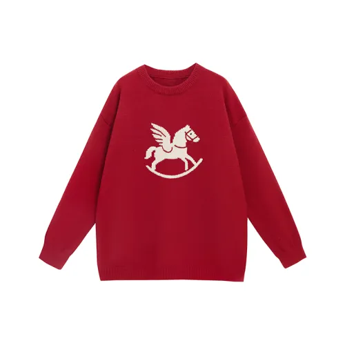 ILYOIL Бургунди Унисекс Свитера