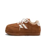 Коричневый с флисовой подкладкой