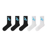 [5 пар] Черный + Черный + Черный + Белый + Белый