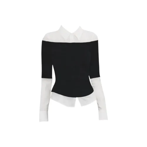 IUNOP Длинный рукав рубашка женские