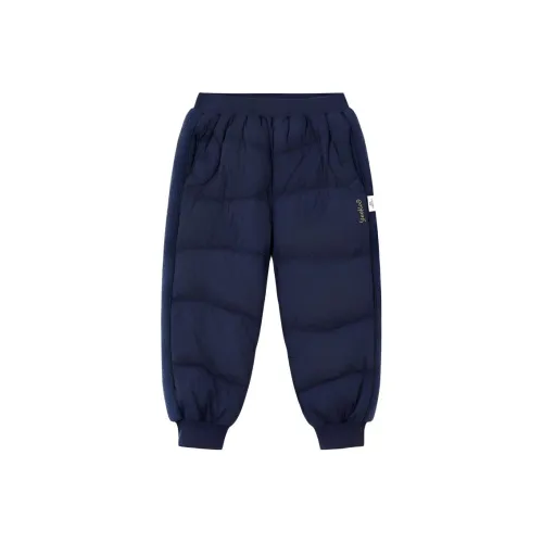 YeeHoO Пуховые штаны для детей ночной синий