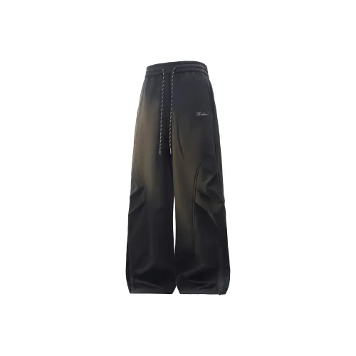 LOOX! Черный [С флисовой подкладкой и утолщенный] Унисекс Повседневные Штаны