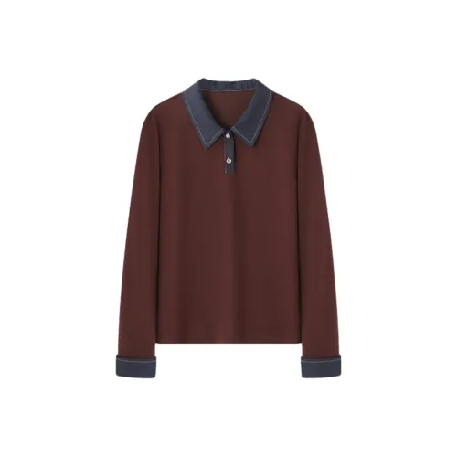 XWI Красный Коричневый Женская Рубашка