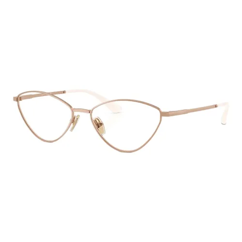 VOGUE Металл Кошачий глаз Очки с диоптриями Унисекс Розовое золото