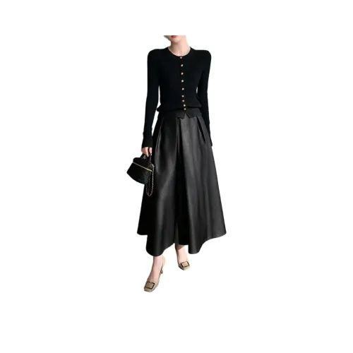 ZUOSAISI Теплая зима Повседневный Длинный Юбка Женские