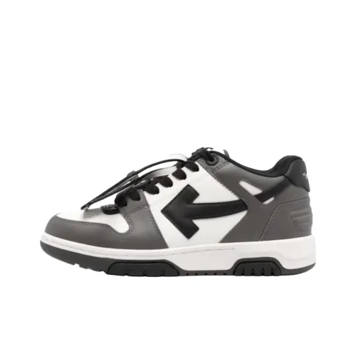 Off Белый Out Of Office Низкие Кроссовки для скейтбординга Женские Серый Черный