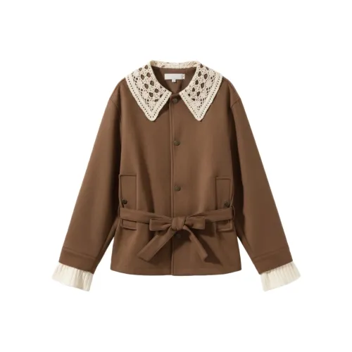 JOPPTI Коричневый Женский Куртки