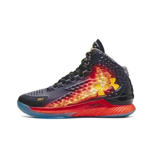Under Armour Curry 1 Curry Jam Противоскользящий Устойчивый к истиранию MID Баскетбольные кроссовки Мужской