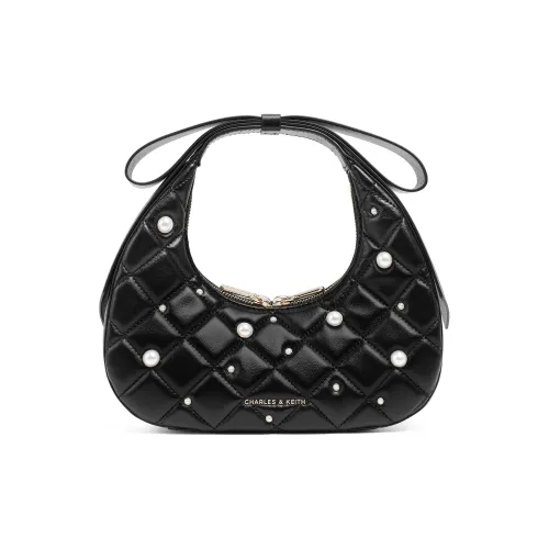 CHARLES KEITH ПУ (полиуретан) Сумка Маленькая Женская Черная