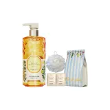 Морская брусника Фрукты с Буддой Рука Апельсин 460 мл + 20 мл + Шар для ванной + Сумка для покупок