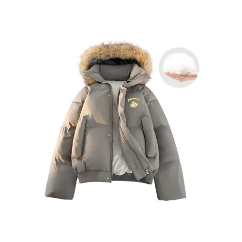 CAOBENCHUSE Хлопковый пуховик пальто унисекс