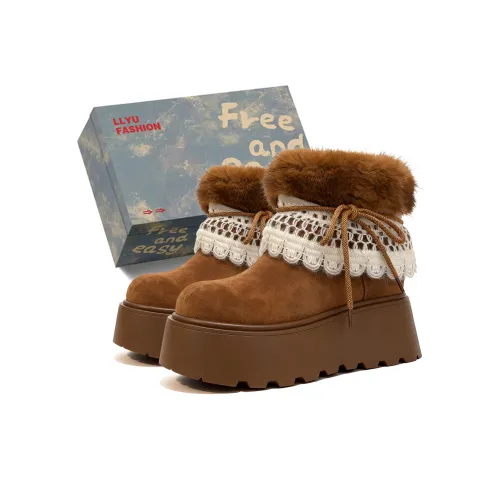 LELEYU Термический Увеличивающий Высоту Устойчивый к Износу Противоскользящий Короткий Снегокат Женские