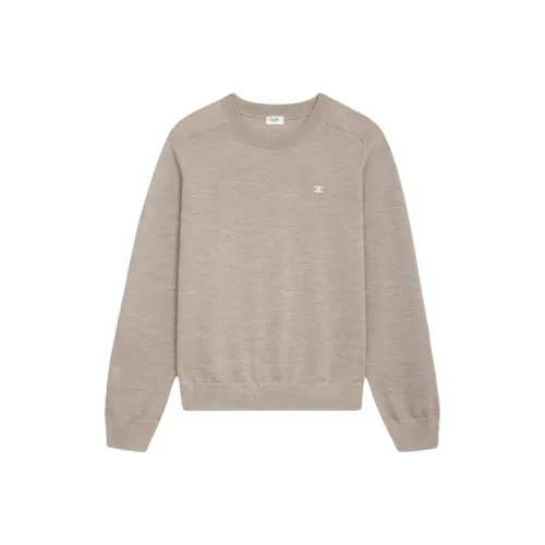 CELINE Бежевые Мужские Свитера