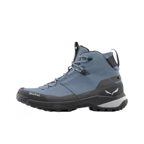 SALEWA POWERTEX Дышащий и Водонепроницаемый Crew Аутдор Мужской Синий Черный