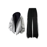 Light Gray (Свитшот Spring Autumn Regular Edition) + Black