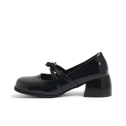 BETU Квадратный каблук Mary Jane Женские туфли