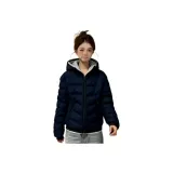 Темно-синий пуховый пиджак