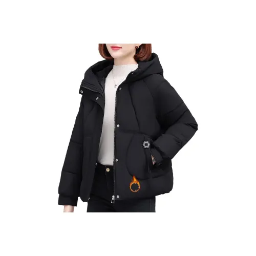 MOUSIDEYOUHUO Стеганый хлопковый пуховик женский