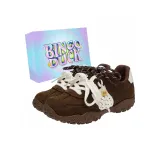 Кофейный и белый, эксклюзивная коробка для обуви