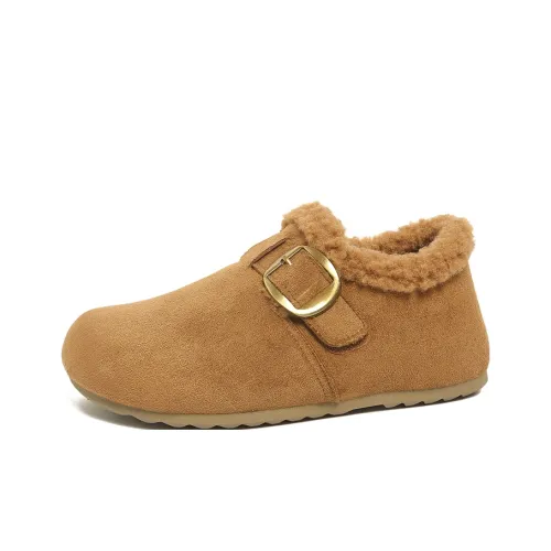 LUTAI Удобные лоферы с резиновым подошвой женские