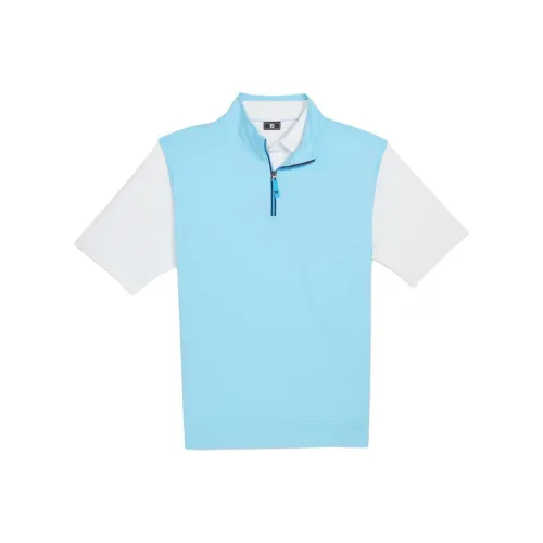 FOOTJOY Светло-синие мужские футболки T