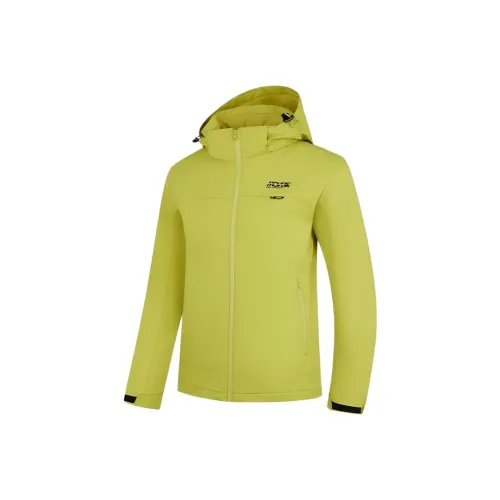 QIAODAN Тренч зеленого цвета для мужчин