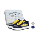 Темно-синий (Желтый шнурки) (с 1 упаковкой белых и синих шнурков)