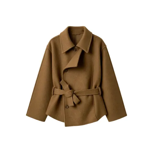 Olivia Share777 Кофе Женские Пальто