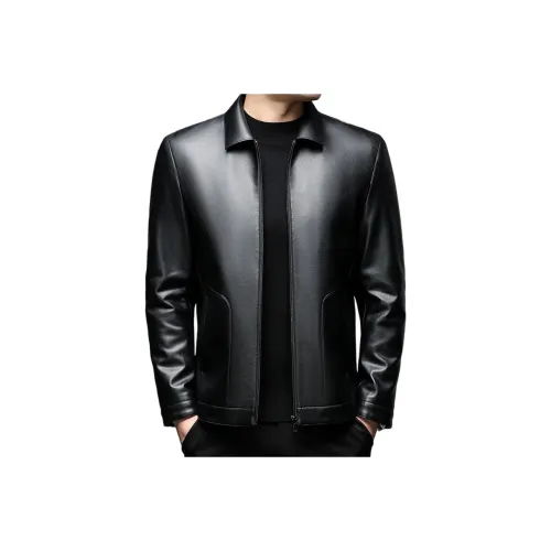 TIFAN Мужские кожаные куртки