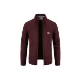 Флисовая подкладка, бордовый цвет