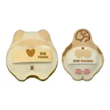 [2 шт] Большой абсорбирующий розовый*1 + Короткий бархат*1