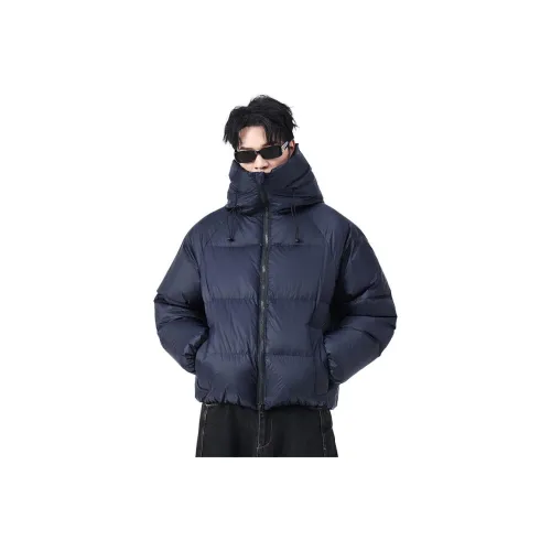 QIANJINNIU Темно-синий Синий Мужской Пух