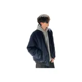 Темно-синий, утепленный